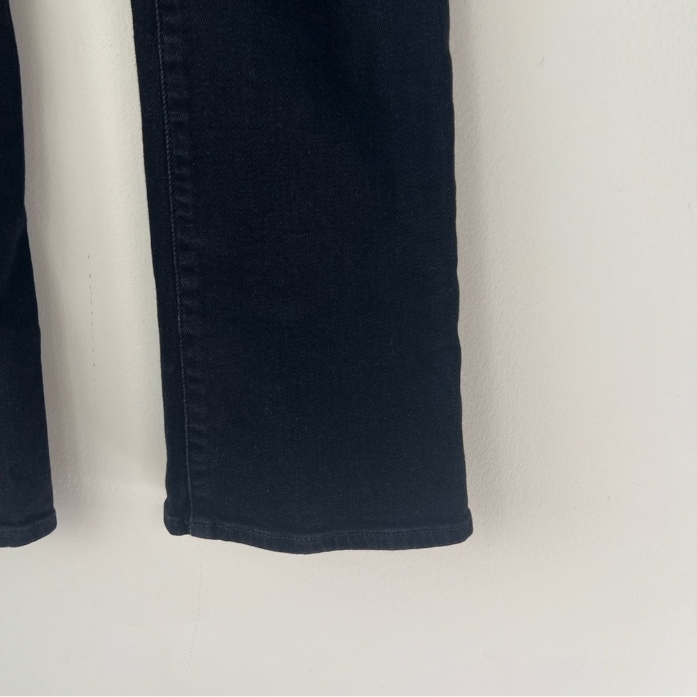 Maje Platane Braided Trim Flare Jeans Black - Picture 5 of 10